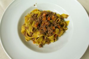 Pappardelle al ragù d'anatra"