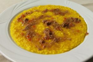 Risotto con lo stinco